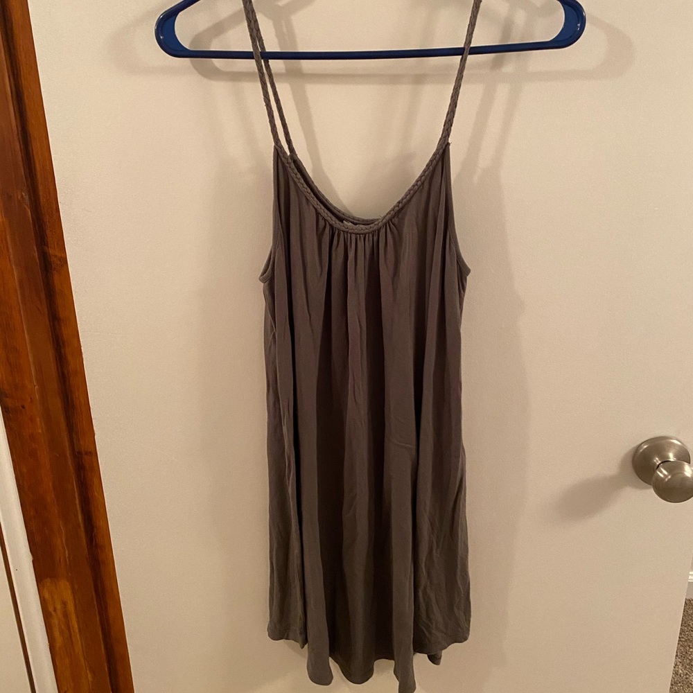 Green swimsuit cover up